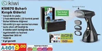 KİWİ BUHARLI KIRIŞIK GİDERİCİ KİWİ BUHARLI KIRIŞIK GİDERİCİ